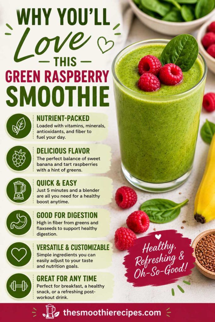 people love this healthy raspberry smoothie recipe