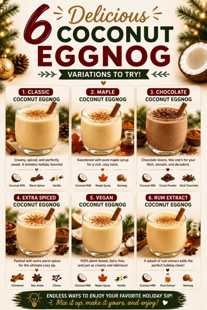 Delicious Coconut Eggnog Variations