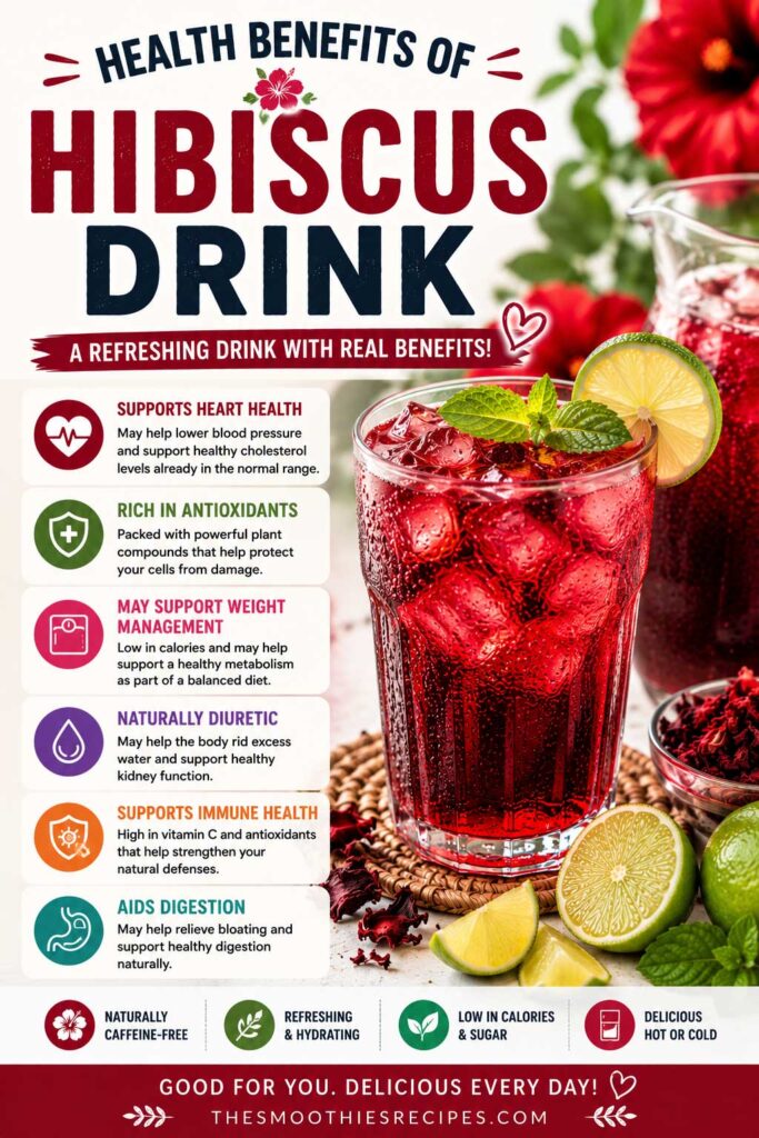 Health benefits of hibiscus drink