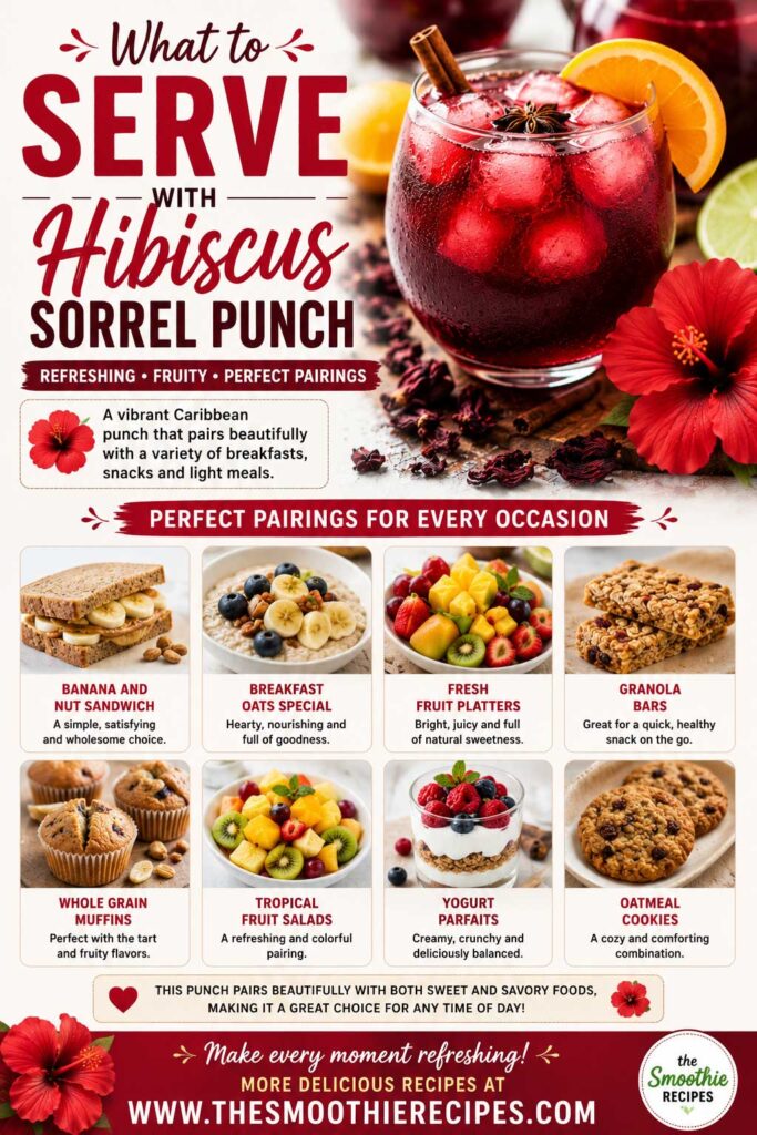 Hibiscus sorrel punch recipe pairings