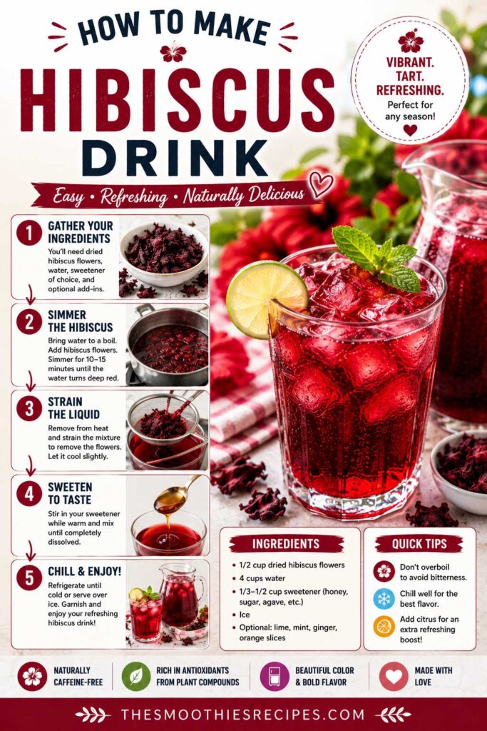 How to make hibiscus drink