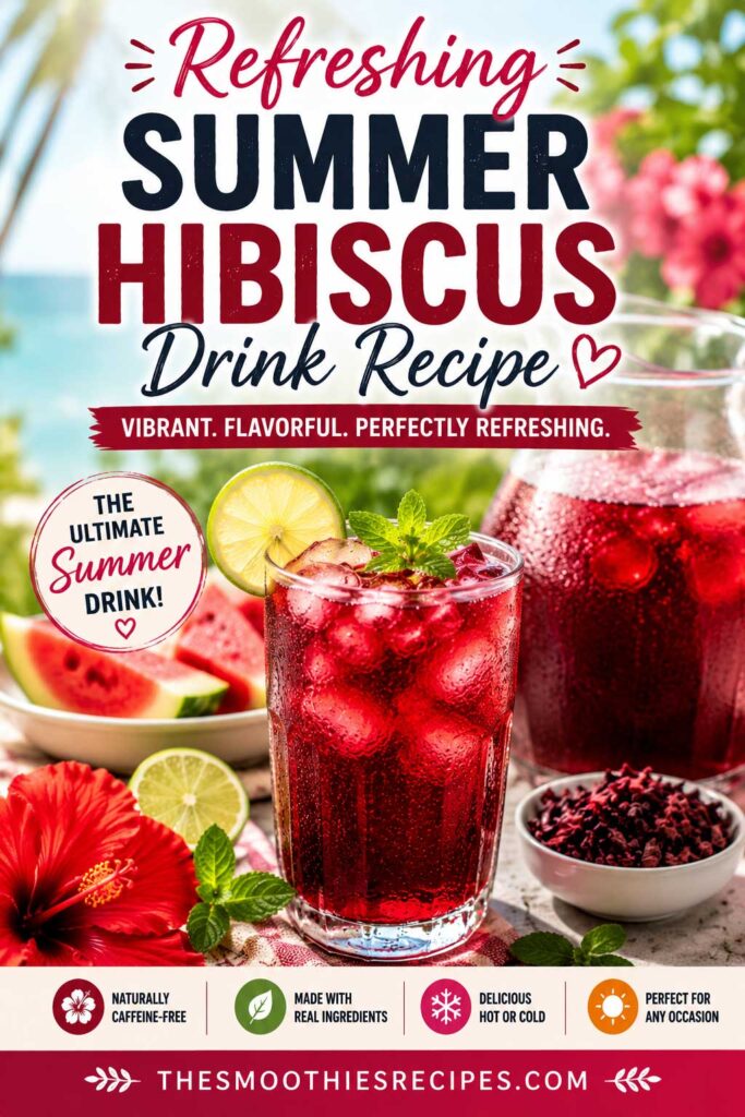 Ultimate summer hibiscus drink recipe