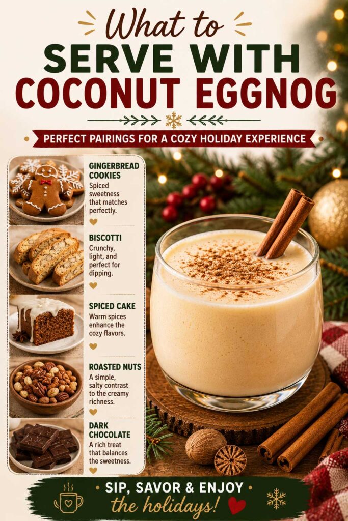 What To Serve With Coconut Eggnog