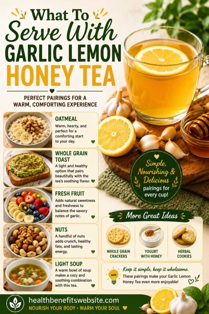 What To Serve With Garlic Lemon Honey Tea