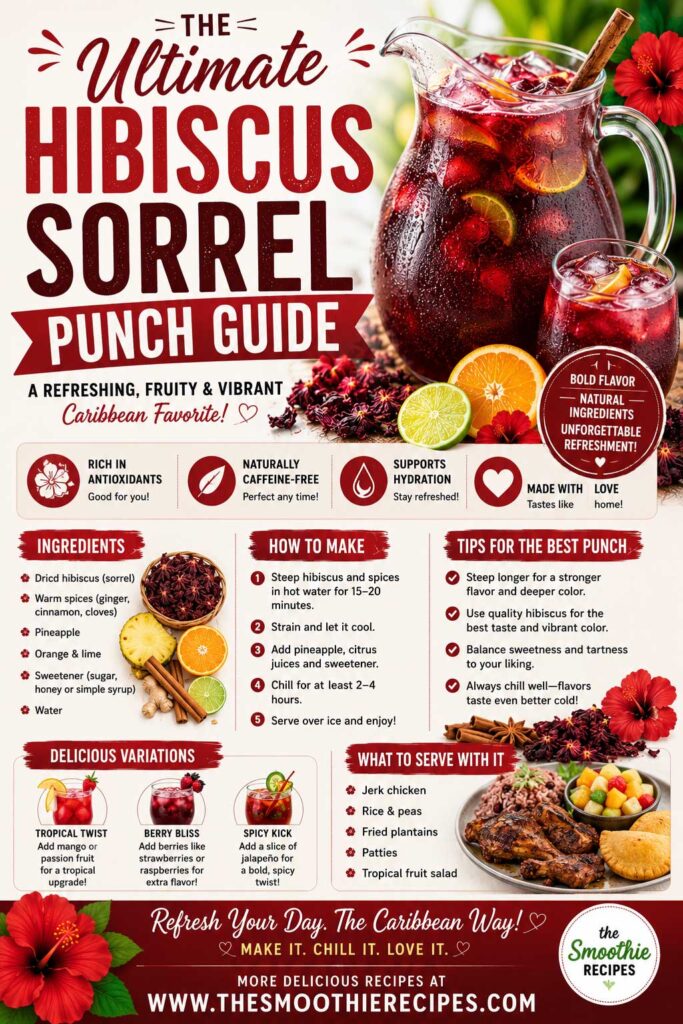 Caribbean sorrel punch recipe guide