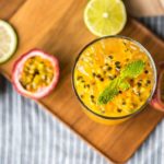 Pina colada with passionfruit Pina colada with passionfruit