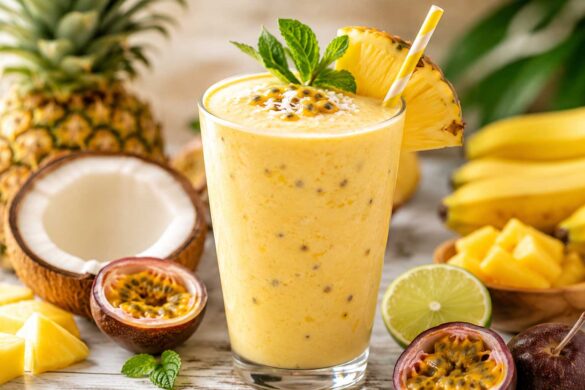 pina colada with passion fruit smoothie recipe