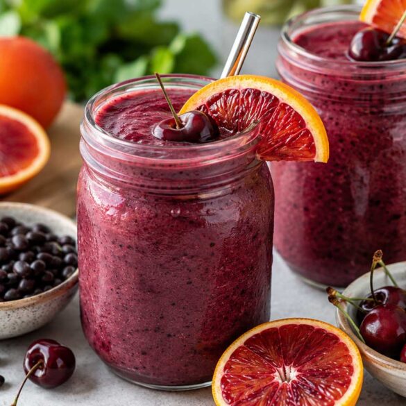 black bean cherry orange smoothie recipe