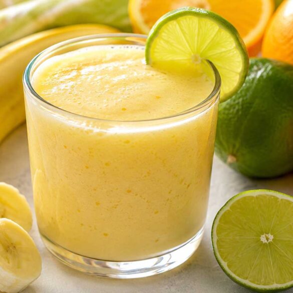 Orange Banana Lime Smoothie recipe