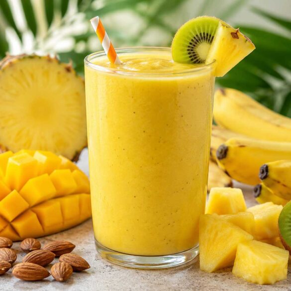 mango banana kiwi pineapple smoothie recipe