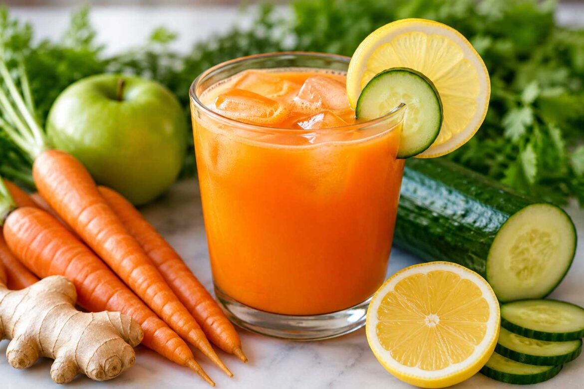 Carrot Cucumber Lemonade recipe