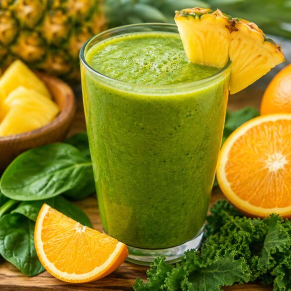 pineapple orange greens smoothie recipe