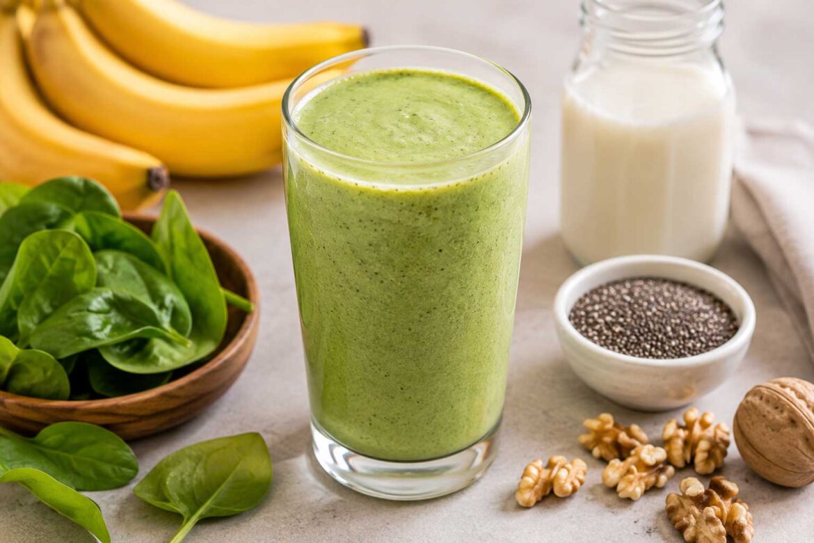 Banana Nut Greens Smoothie recipe