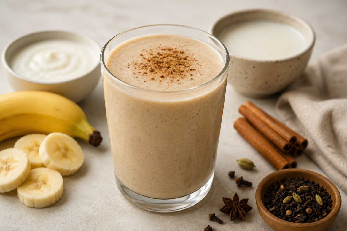 Chai Banana Yogurt Soy Smoothie Recipe