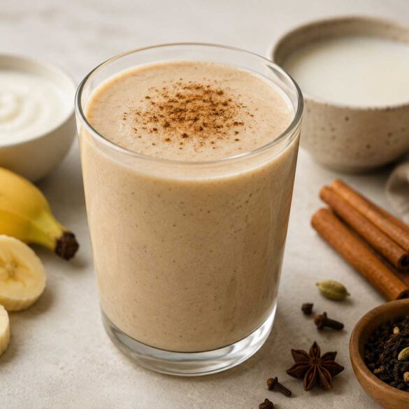 Chai Banana Yogurt Soy Smoothie Recipe