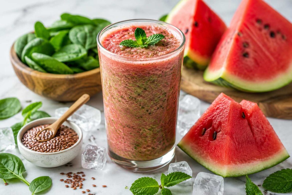 Watermelon Greens drink recipe