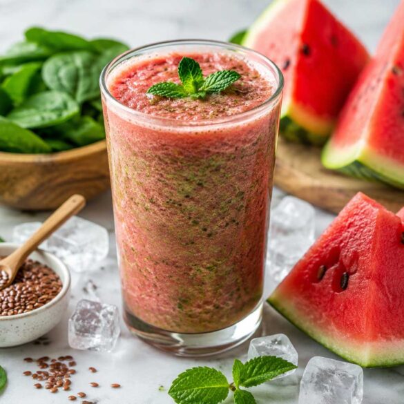 Watermelon Greens drink recipe