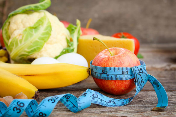 Cauliflower raspberry banana orange