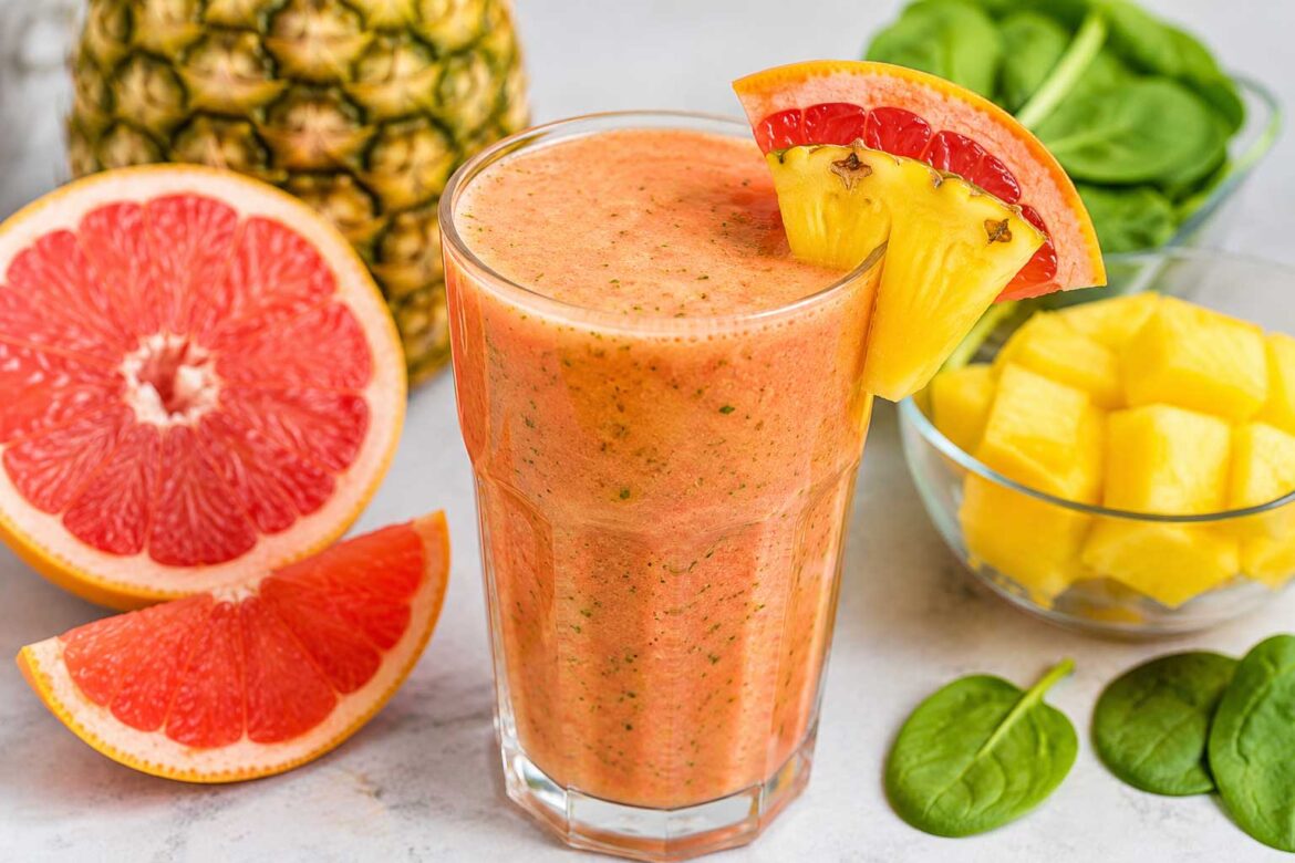 Grapefruit Pineapple Smoothie recipe