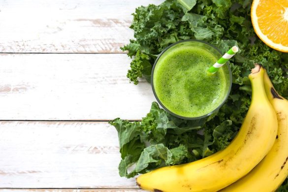 Orange Banana Greens Smoothie