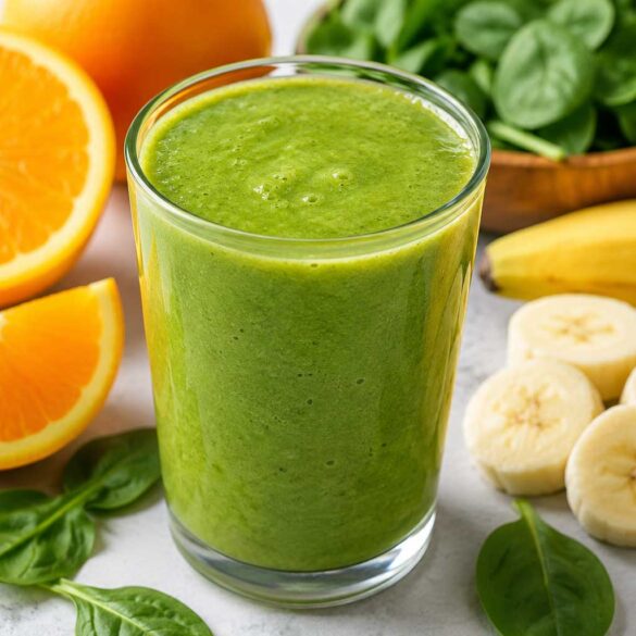 Orange Banana Greens Smoothie recipe
