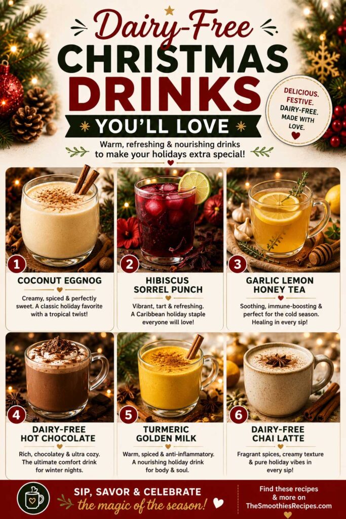 Dairy-free holiday drink delights